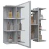 VidaXL Bathroom Mirror Cabinet Sonoma Grey 80x20.5x64cm Wood 815523