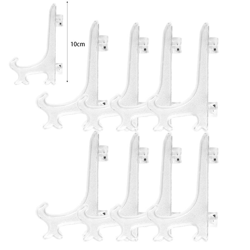 Plastic Easel Plate Display Stand Photo Picture Frame Holder for Wedding Party Desktop Decoration Folding Phone Book Racks