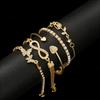 New European and American high-end design tulips8Butterfly bracelet5Accessory set