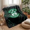 Hibernian FC Morbida Coperta in Pile di Flanella Leggera Accogliente Calda Coperta da Divano Letto Decorazione per la Casa