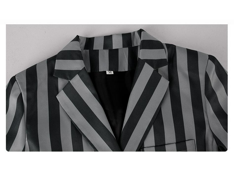 Damen Schwarz Halloween Filmcharakter Cosplay Abschlussballkleid