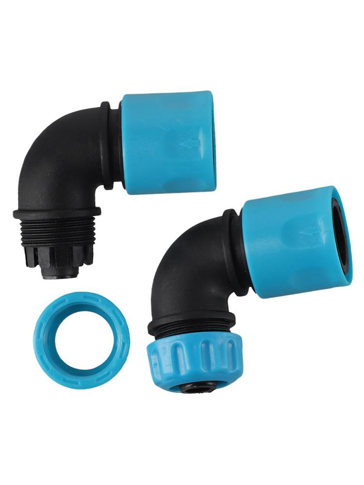 Schlauchkupplung Winkelstück Schnellkupplungen Außenbereich Wie in der Abbildung gezeigt Schnellkupplung Vielseitige Verwendung 2 Stück Set
