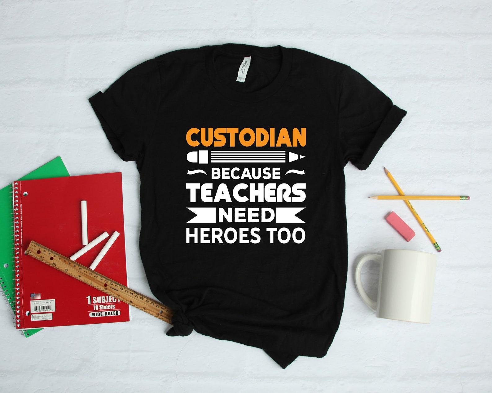 School Custodian Funny | T-Shirt | T-shirt | T-shirt |T-shirt | Apparel Gift M