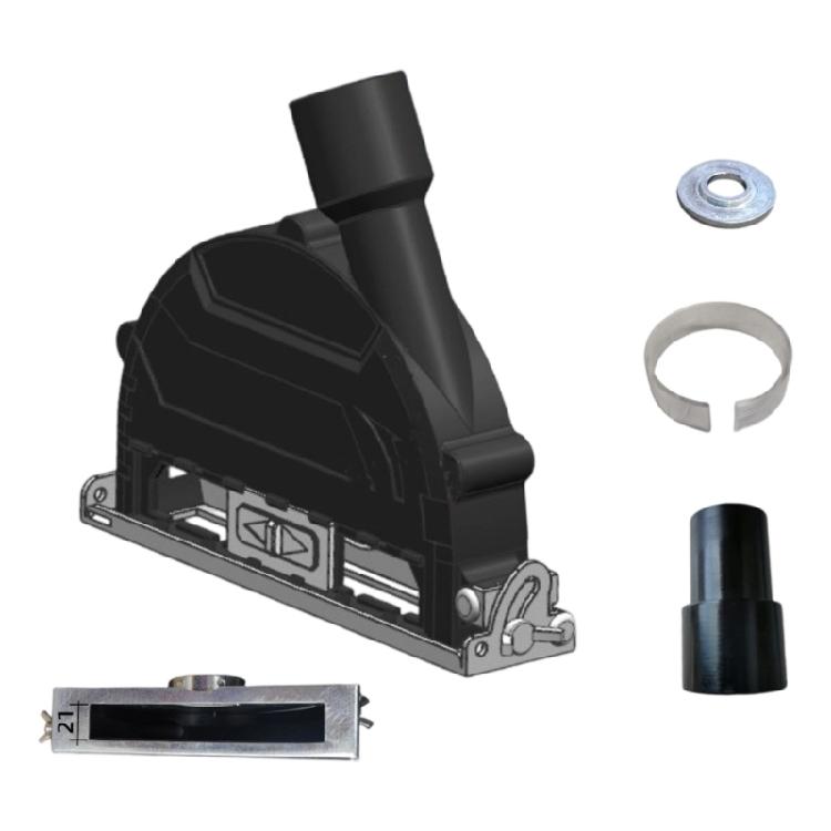 

Dust Collector for 100-135mm Angle Grinder Industrial Dust Cover For Cutting Grinding Tool Complete Enclosure 1