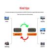Samzhe HDMI 2.0 to DisplayPort 1.2 4K/60Hz Converter Cable
