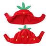 Yousheng Pet Hat Large Strawberry Appearance Dress-up Adjustable Cute Pet Cats Puppy Cosplay Cap for