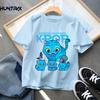 Summer Kids T-shirt KPop Demon Hunters Crew Neck Cartoon Girls Boys Tee Casual Print Fashion Casual Girl Clothes