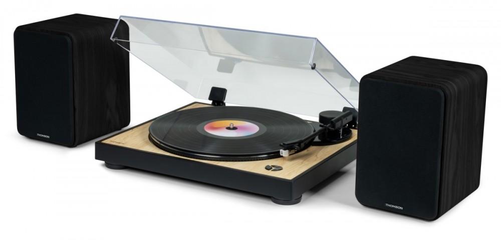 

Turntable with active speakers THOMSON TT300 WS600DUO, Thomson чорний