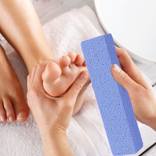 Heel Exfoliant, Heel Scraper, Glass, Foot Pumice Stone for Calluses and Calluses On Feet and Heels, 3-pack, Unisex