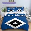 Custom Name HSV Bedding,Quilt Set Quilt Cover Pillowcase Home Birthday Gift(1 * Duvet Cover + 2 * Pillowcase, Without Core) -HE69