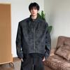 Men's Retro Stand Collar PU Leather Motorcycle Jacket - Spring Casual Design