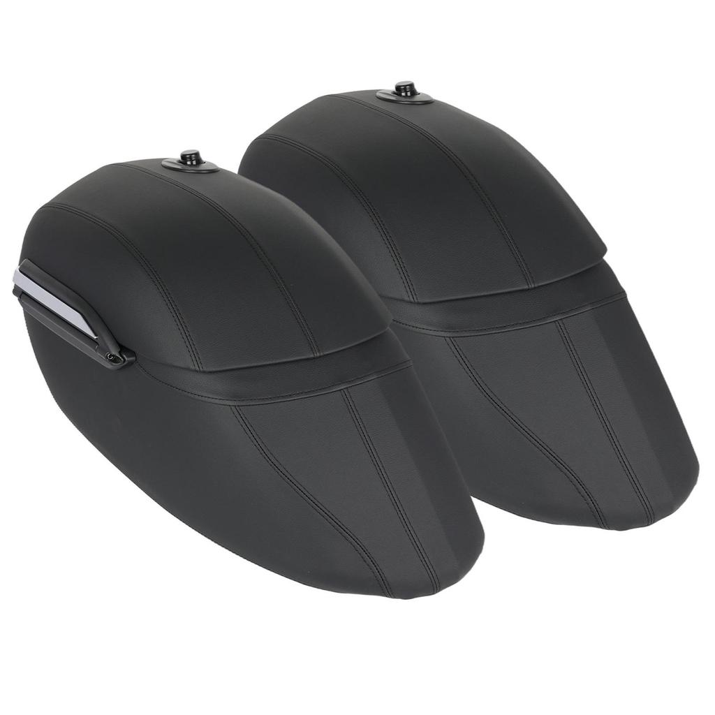 Kawasaki Vulcan S 650 Lockable Leather Pannier Bags and Side Box Liners