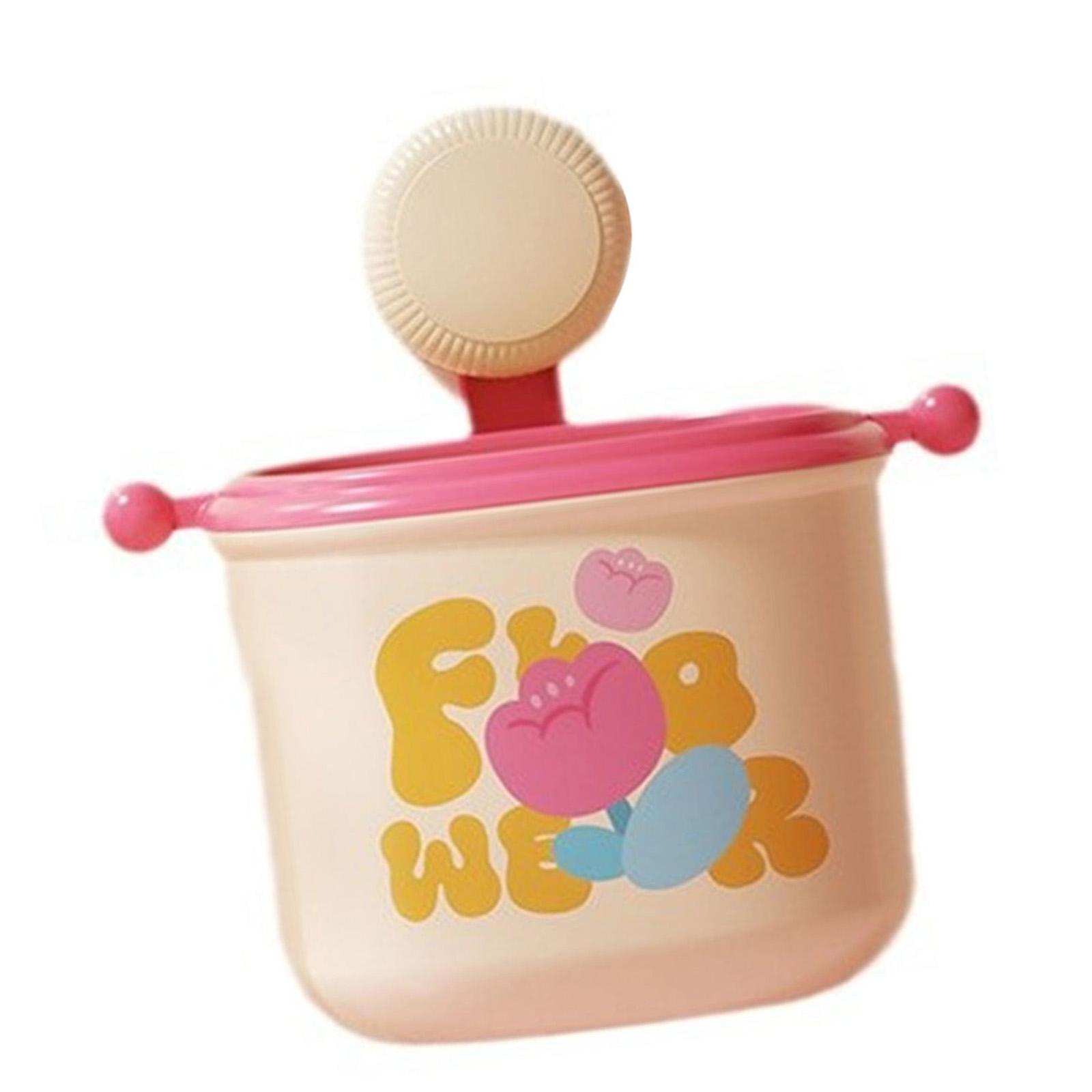 

Маленькое мусорное ведро с присоской, настенное мусорное ведро, многофункциональные органайзеры для макияжа для офиса, ванной и кухни розовый