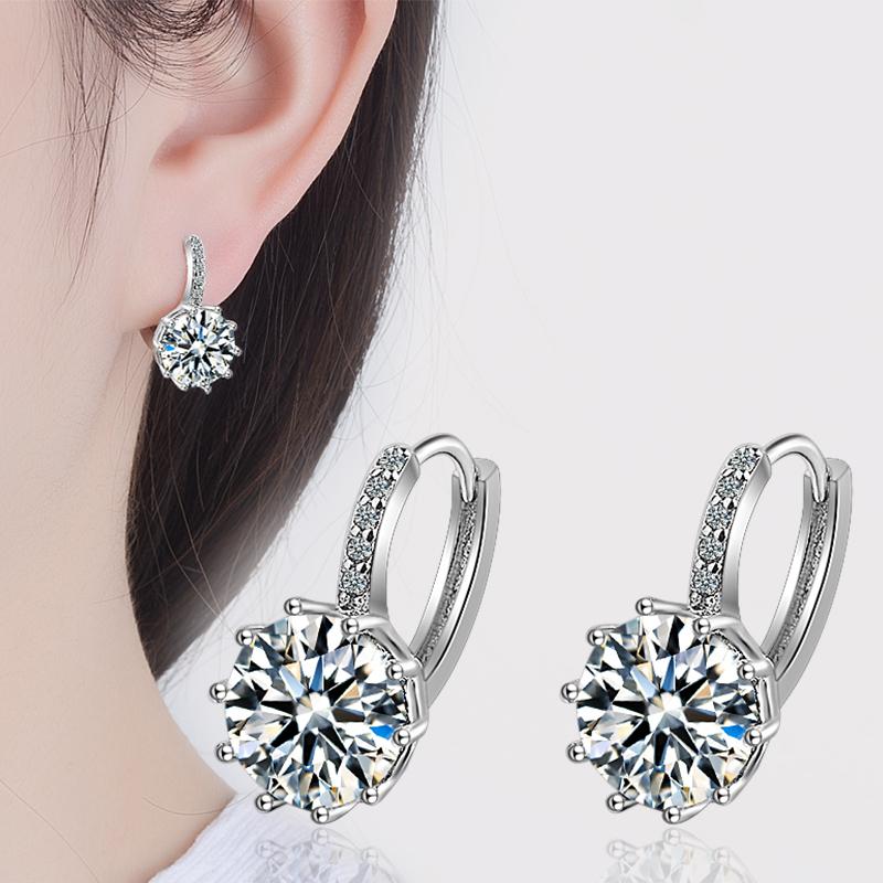 Cercei Rotunzi din Argint Sterling 925 cu Peridot Verde Natural Autentic pentru Femei Statement de Modă Bijuterii cu Piatră Prețioasă Huggies