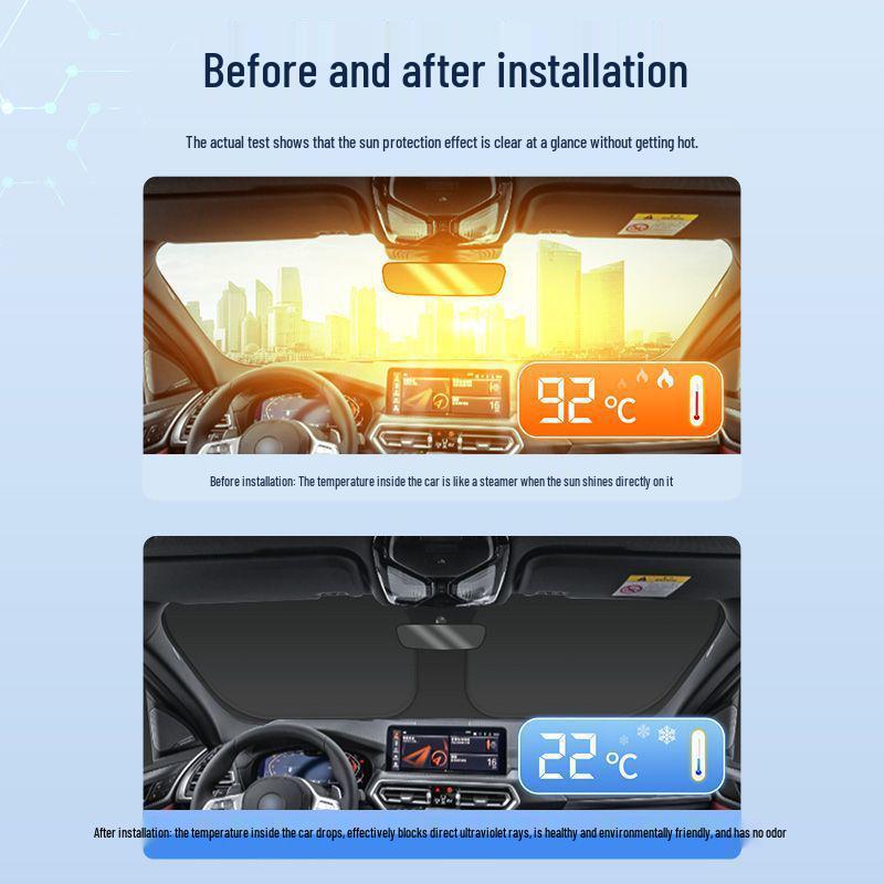 Tesla Model/Y Six-Seater Front Windshield Sunshade & Privacy Blackout