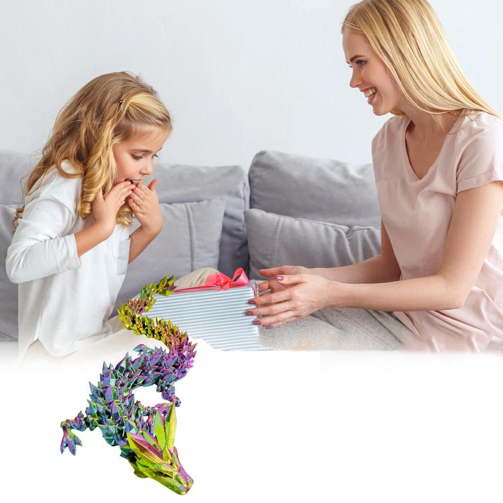 3D Printed Wyvern , Articulated 3D Dragon Toy, 3D Printed Toy Dragon, Dragon Toy Dragon