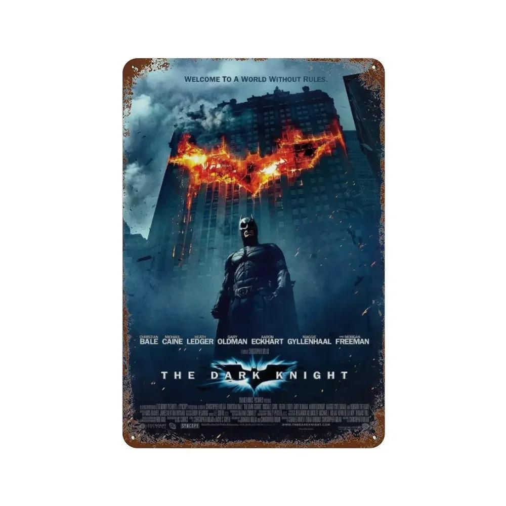 Retro Movie Metal Sign Classic American Films Wall Plate Poster Perfect for Bar Club and Home Decor