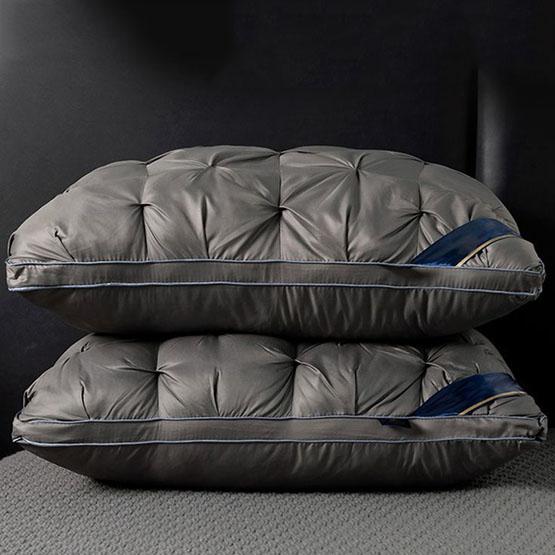 WTEMPO 45*75CM Luxury High Quality Home Hotel Dormitory Pillows Help Sleep Neck Support Non-Collapse Mid Pillow Core for All Seasons