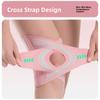 Cross Strap Knee Support Brace Thin Design Fixed Patella Sleeve Sports Knee Pads  Sports Protection
