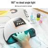Smart Quick-Dry Nail Lamp for Salon Wearable Nails - No Blackening Hands, Light Therapy Curing Lamp