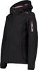 CMP Softshell Jacket Zip Hood Women (39A5006) Ferrari Black