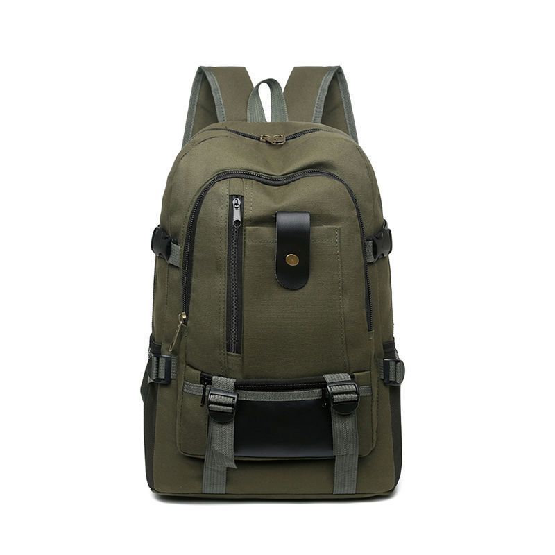 Extra Large Capacity Men's Canvas Backpack Oversized Travel Luggage Backpack