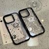 Cartoon Space Planet Phone Case For iPhone 16 15 17 14 13 12Mini 11 Pro Max XS XR 7 8Plus INS Shockproof Clear Hard Cover Coque