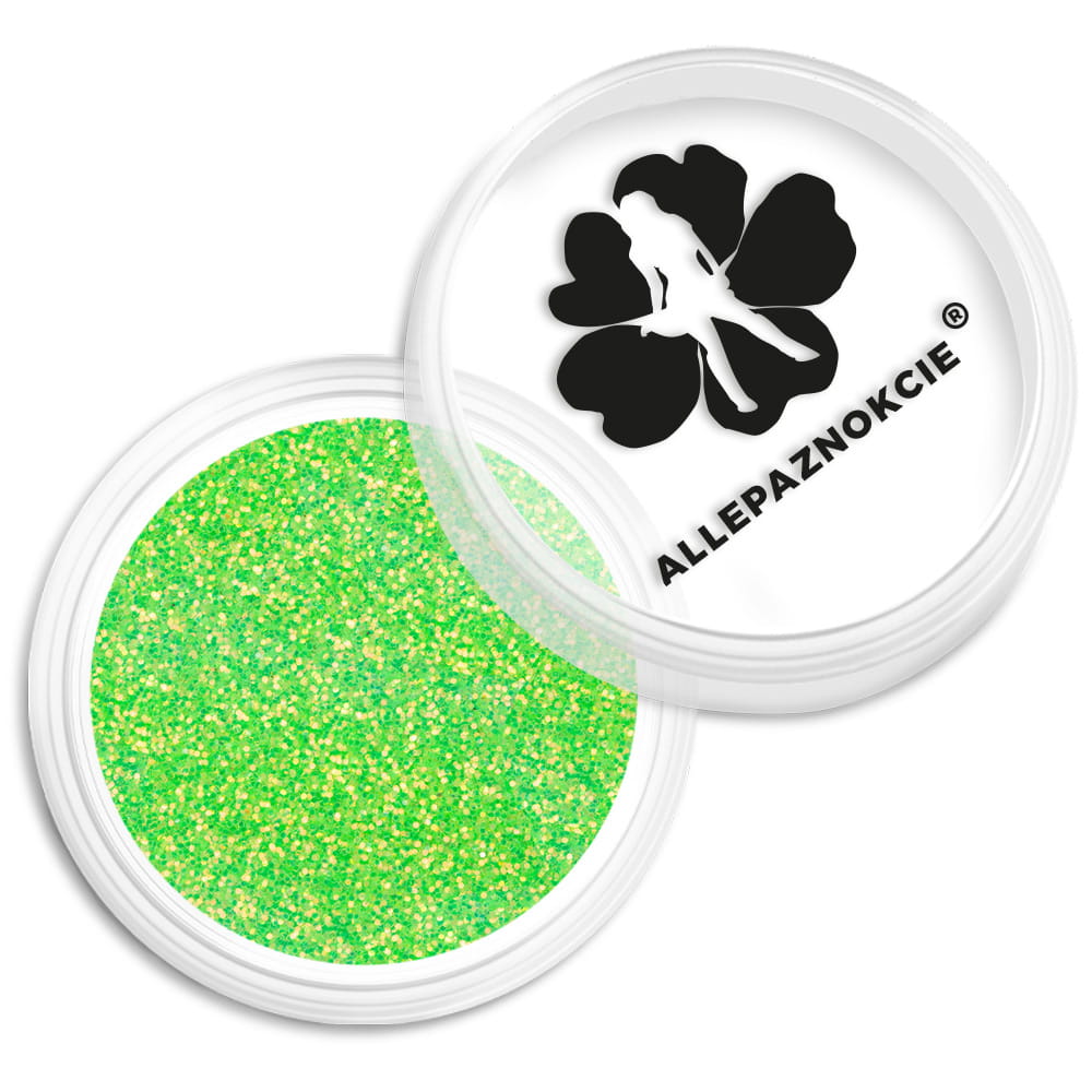 Pyłek Do Paznokci Shine Neon Allepaznokcie Green 2 G Nr 06