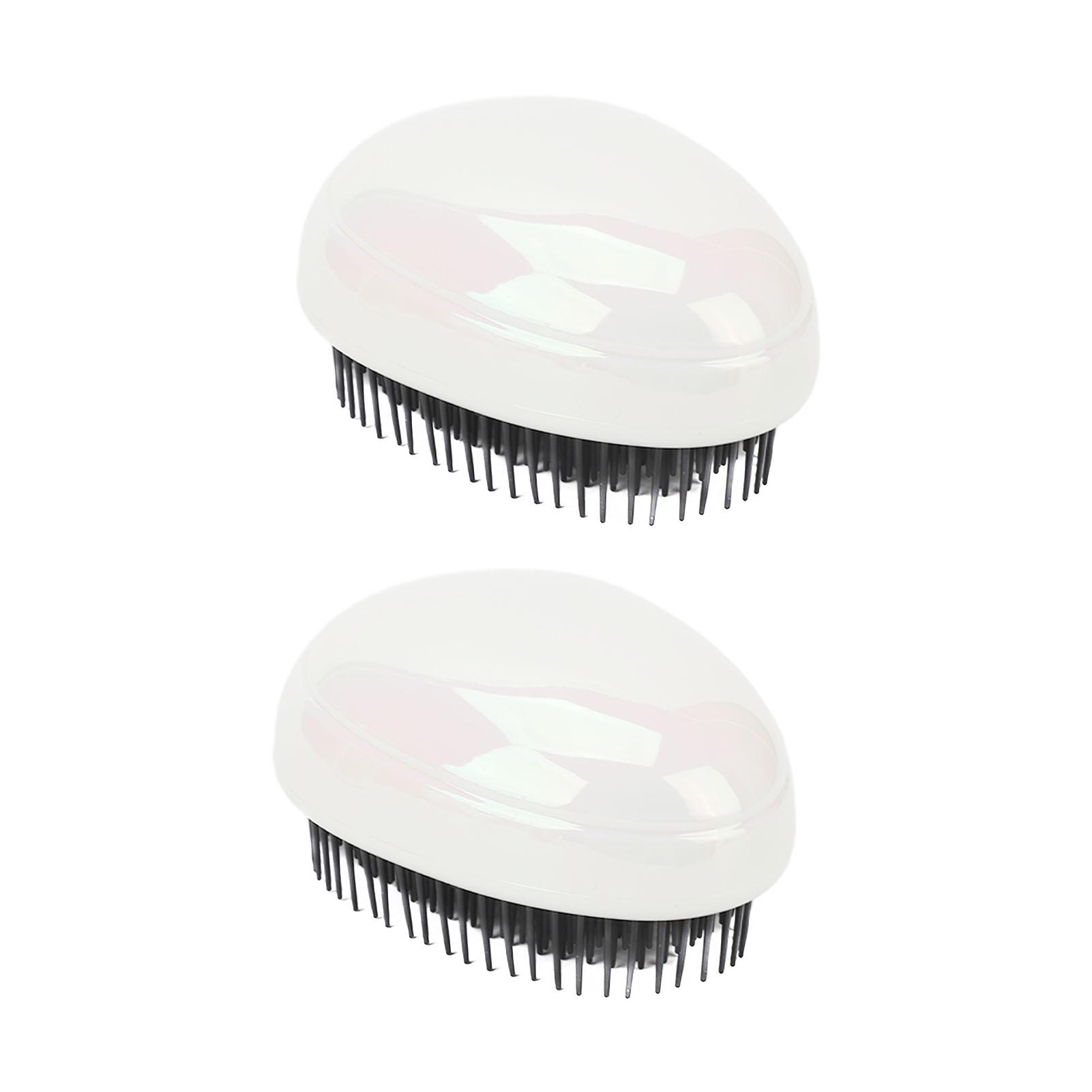 

2 шт. Массажная щетка для шампуня для кожи головы, домашняя парикмахерская, портативная, милая, в форме яйца, распутывающая волосы