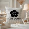 Fashion M-Mary Quant Cushion Cover Anti-dustmite Pillowcase Invisible Zipper Silky Short Plush Sofa Cushion Cover