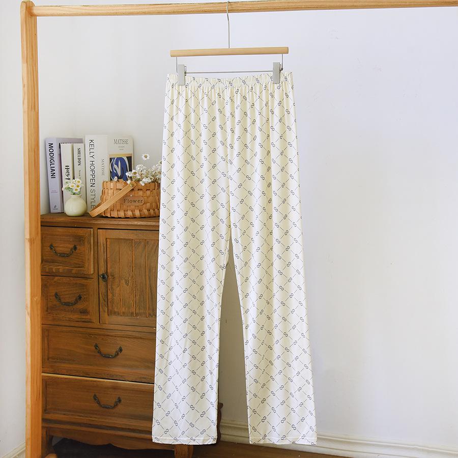 Pantaloni Pigiama a Quadri in Puro Cotone da Uomo - Larghi, Taglie Forti, Leggeri per Primavera, Estate e Autunno.