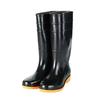 Men's high tube rain shoes water shoes fashion beef tendon sole rain boots rubber shoes non-slip thickened labor protection water boots men's fashion