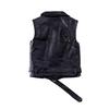 Chaleco Infantil para Niños Chaleco Chaqueta para Niños Primavera Otoño Liso Chaleco Infantil Niño Cuero PU Sin Mangas Ropa Exterior