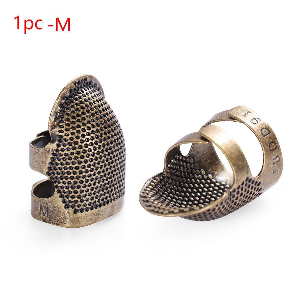 Stitching Tools DIY Crafts Vintage Gold Antique Ring Finger Protector Needle Thimble Metal