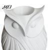 Three-dimensional Owl Decor 3D Printed Pen Holder, 2 in 1 Flower Vase Decorative Holder Desk Organizer, Cute Plastic Makeup Brush Home Office