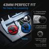 1Pcs 43mm Car Steering Wheel Emblem Sticker Skoda Logo Auto Interior Decal Badge For Skoda Octavia Superb Rapid Kamiq Karoq Kodiaq