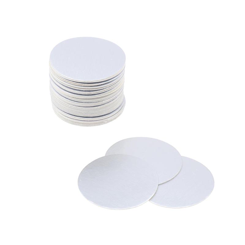 200Pcs Seal Cap Lining Tamper Resistant Pet Electromagnetic Aluminum Foil Induction Gasket For Cosmetic Jar Bottle Pot 20Mm-82Mm