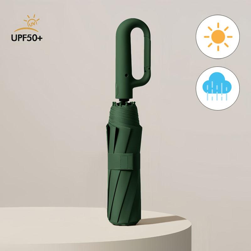 

Прочный ветрозащитный автоматический зонт солнцезащитный с защитой от ультрафиолета складной мужской зонт пряжка дождь большой зонт для женщин IRON&10K зелёный