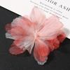 10Pcs 3D Flower Organza Lace Patches Applique For Bridal Wedding Dress Home Gradient Lace Trim Sewing Accessories Room Decora