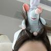 Disney Čepička Ratatouille Kreslená plyšová panenka Čelenka Francouzská široká spona do vlasů Fotostyl Headdress Kreativita Kawaii Dívčí dárek