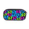 67 Letter Storage Pencil Case with Cartoon Print Large Capacity and High Appearance the Best School Companion for Students