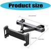 Universal Car Seat Headrest Phone Stand Easy Installation Backseat Car Headrest Holder ABS Vehicle Bracket for Backseat