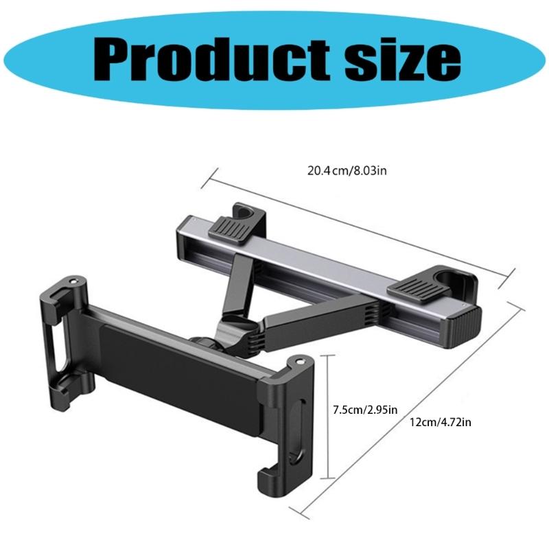 Universal Car Seat Headrest Phone Stand Easy Installation Backseat Car Headrest Holder ABS Vehicle Bracket for Backseat