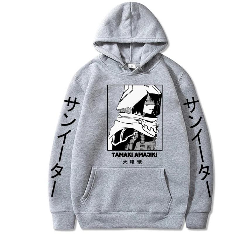 My Hero Academia Anime Print Women Men Hoodies Harajuku Tamaki Amajiki Sweatshirt Pullovers Fashion Autumn Fleece Top
