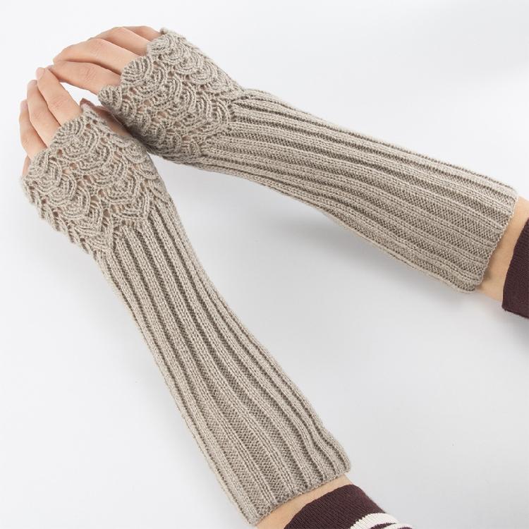 Women Sunscreen Half Finger Gloves UV for Protection Long Sleeve Gloves for Outd