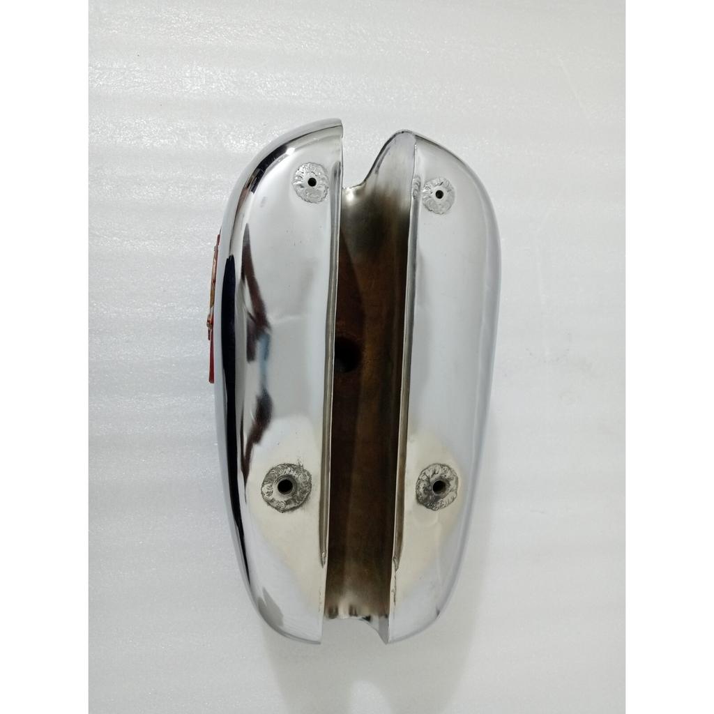 BSA A65 2 Gallon Aluminium Alloy Gas Fuel Tank + Cap +Side Badges |Fit For