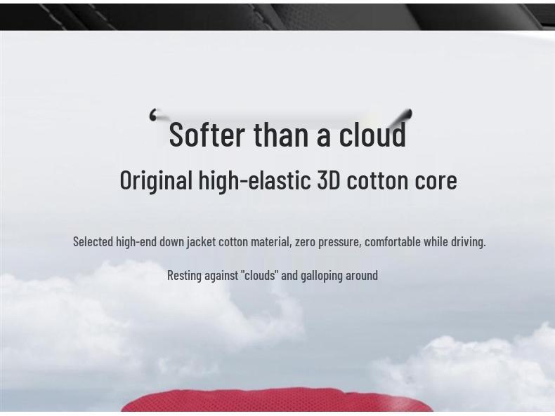 Suede Neck Support Pillow for Maserati Quattroporte, Ghibli, Levante & Maybach Car Seats.