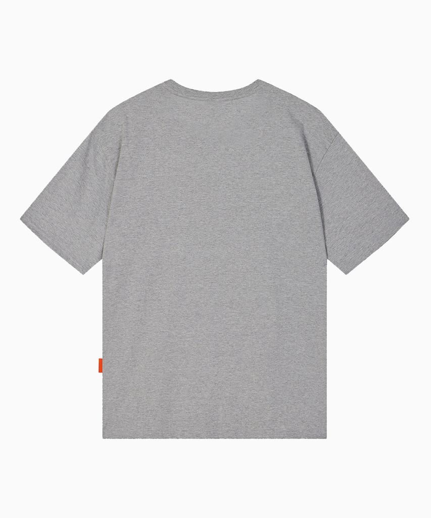 FREEMARIO Tourism Arch Logo T-Shirt [Gray]