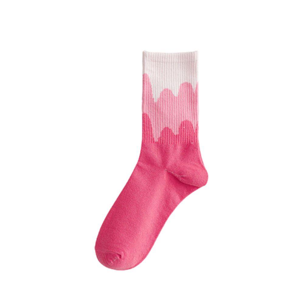 

Women Men Cute Streetwear Rainbow Sock Ice Cream Socks Harajuku Stockings 2