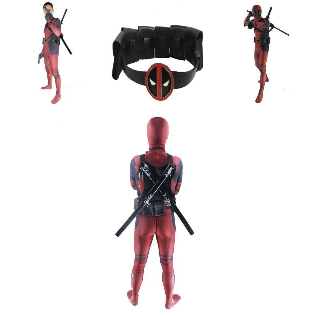 Stunning Deadpool Lycra Full Body Spandex Costume With Breathable Fabric